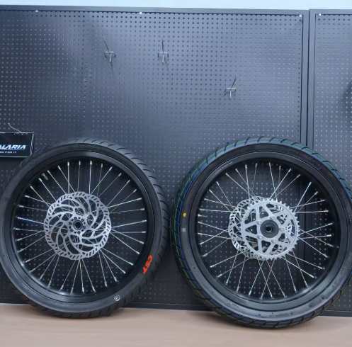 Light Bee 17 Inch LBX Ebike Wheels Tires Kit Supermoto 70/90-17 90/80-17 Lithium Battery Mid Drive Motor Integrated Battery